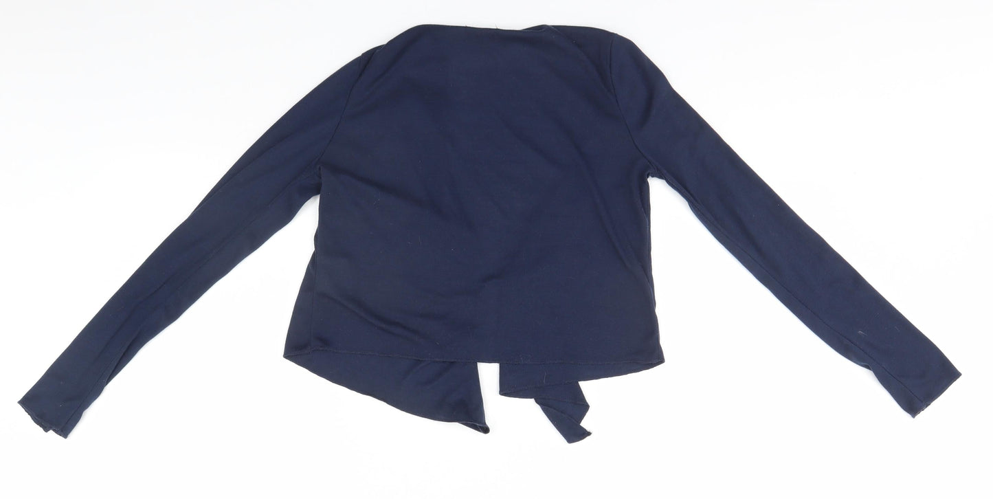 originals Womens Blue Round Neck  Polyester Cardigan Jumper Size 10