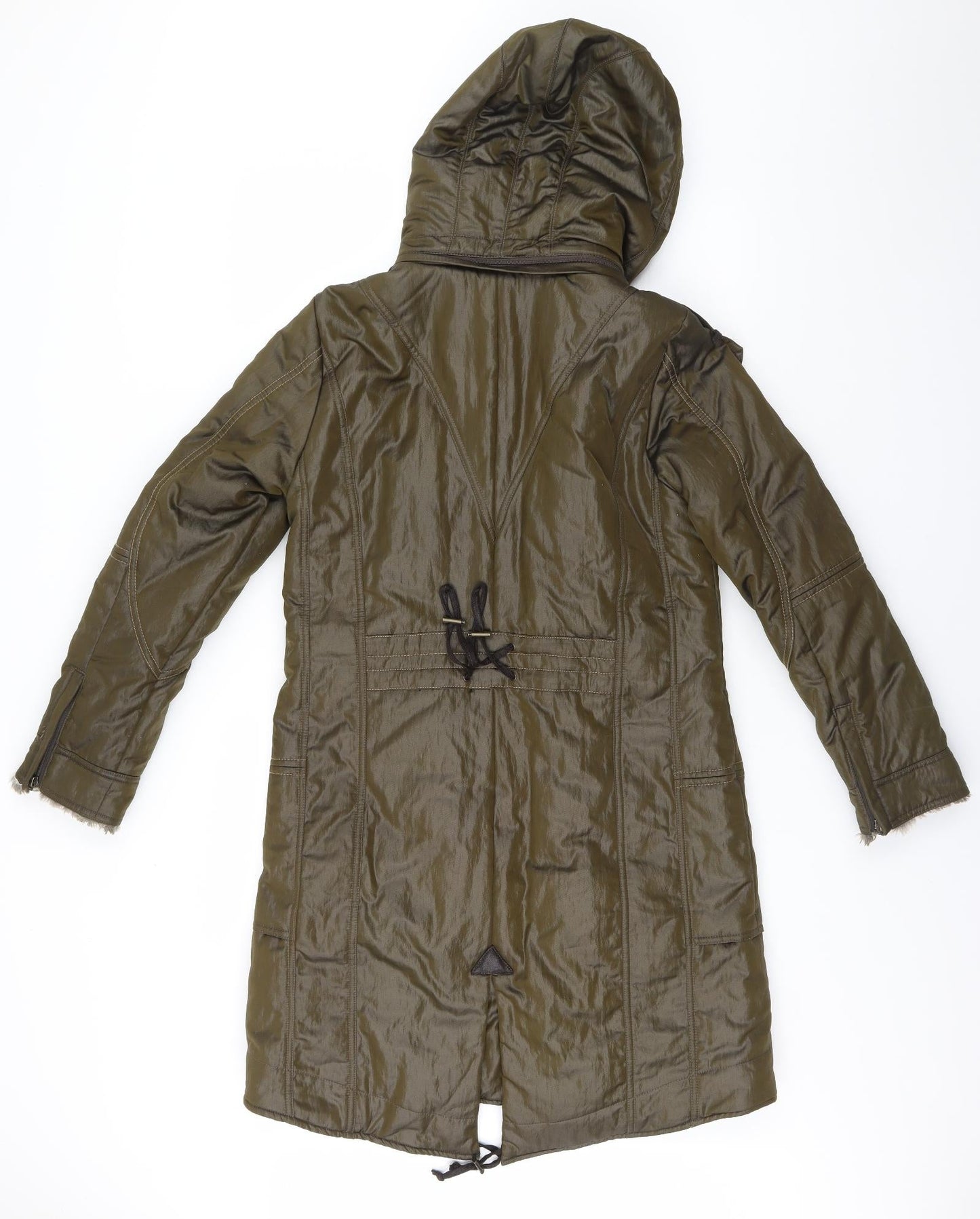 Easy Womens Green   Overcoat Coat