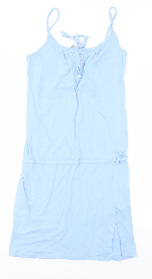 South Womens Blue  Cotton Pencil Dress  Size 10  Halter