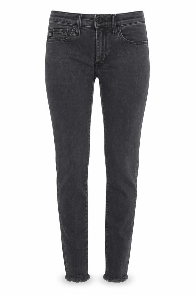 &DENIM Womens Black  Cotton Skinny Jeans Size 6 L27 in Regular Zip
