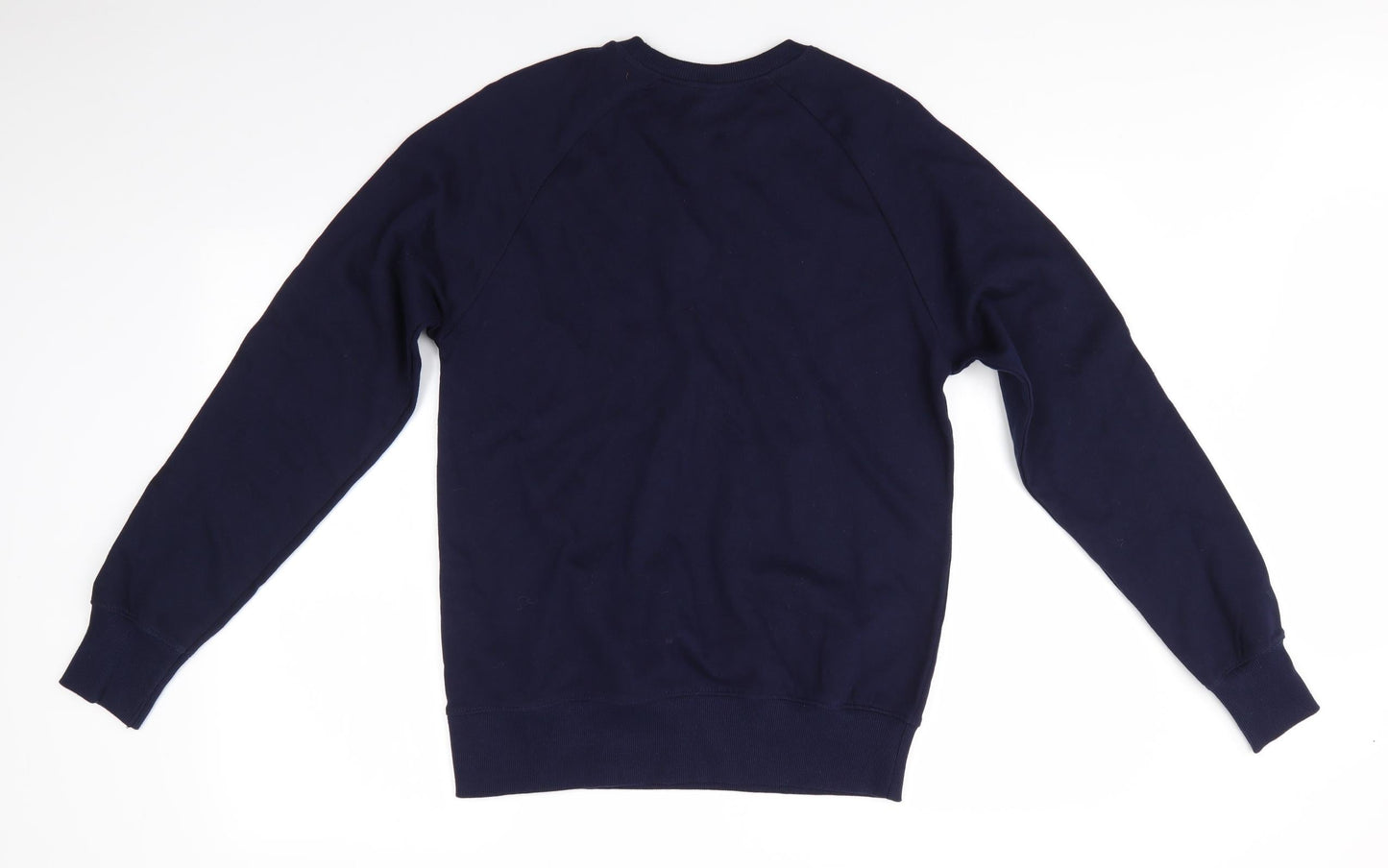 Earth Positive Mens Blue  Cotton Pullover Sweatshirt Size S   - Grand Father Navy Blue