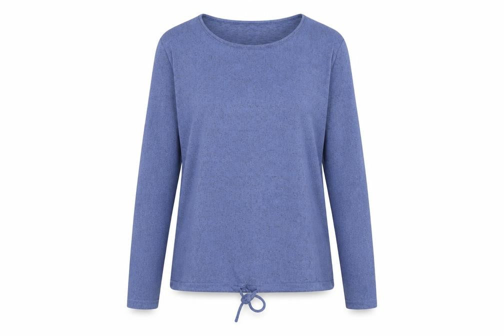 Ellie B. Womens Blue Crew Neck  Polyester Pullover Jumper Size XL