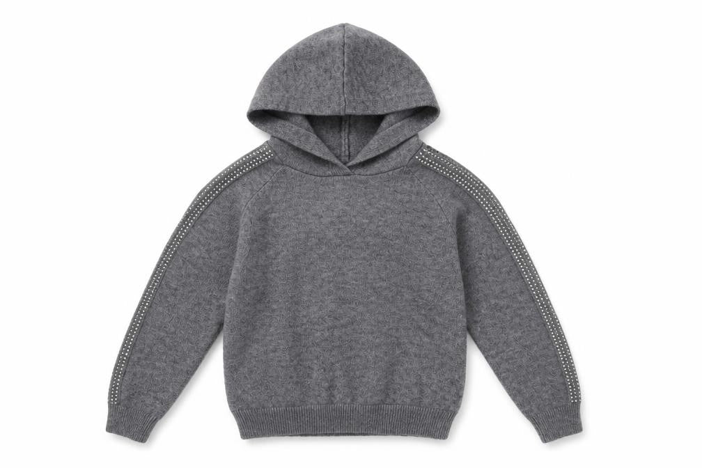 Primark Girls Grey  Viscose Pullover Hoodie Size 8-9 Years