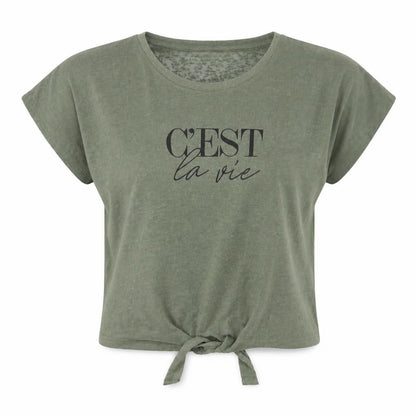 Peacocks Womens Green  Polyester Basic Blouse Size 10 Boat Neck - C'est La Vie