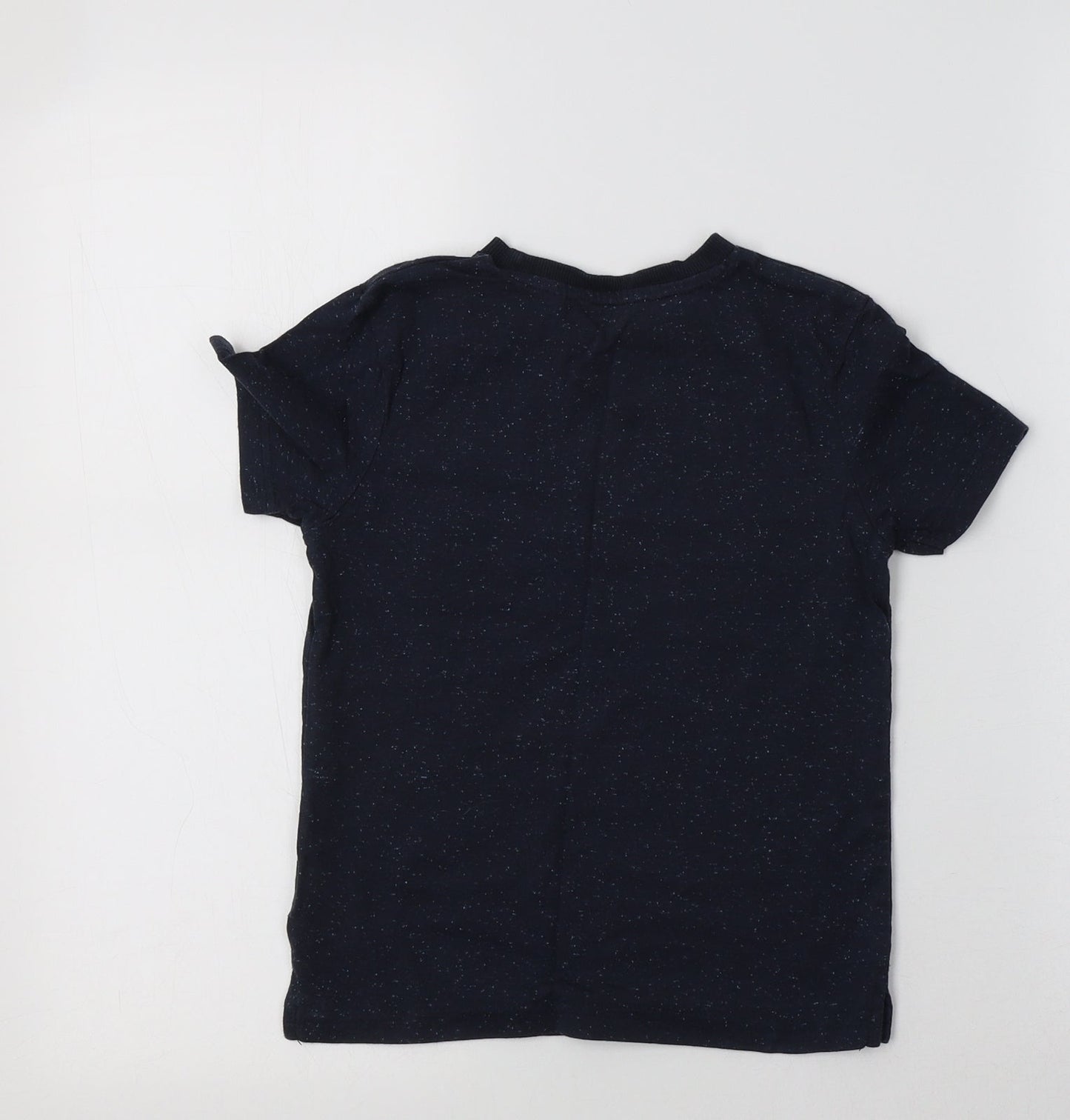 NEXT Boys Blue  Cotton Basic T-Shirt Size 4 Years Crew Neck