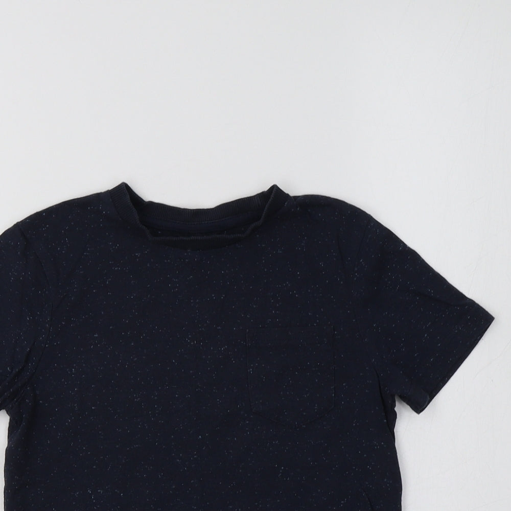 NEXT Boys Blue  Cotton Basic T-Shirt Size 4 Years Crew Neck