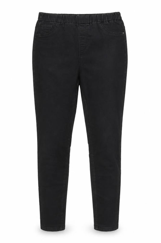 Peacocks Womens Black  Cotton Skinny Jeans Size 12 L28 in Regular