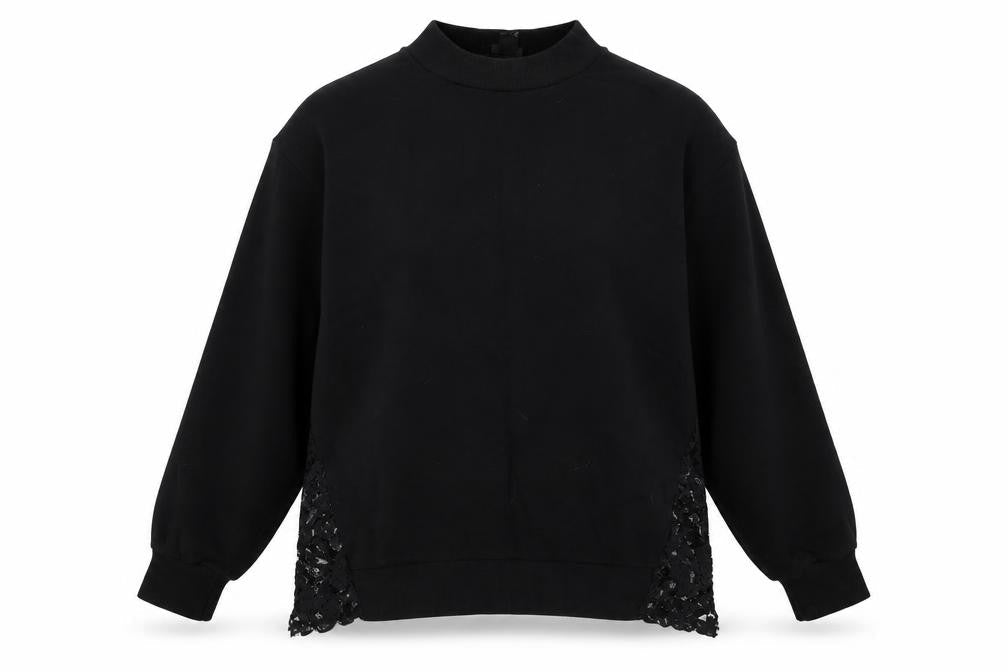 River Island Womens Black High Neck  Polyester Pullover Jumper Size S