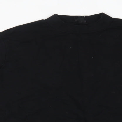 River Island Womens Black High Neck  Polyester Pullover Jumper Size S