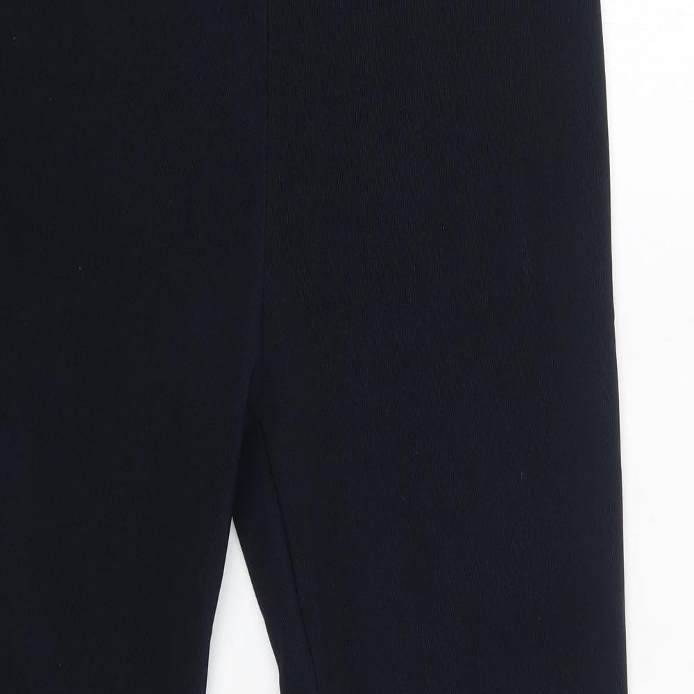 Preworn Womens Blue  Polyester Trousers  Size 12 L26 in Regular