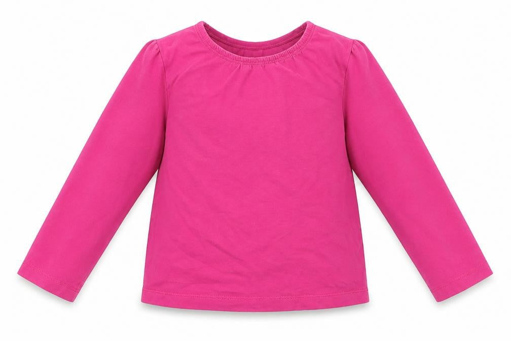 George Baby Pink  Cotton Basic Blouse Size 18-24 Months Round Neck