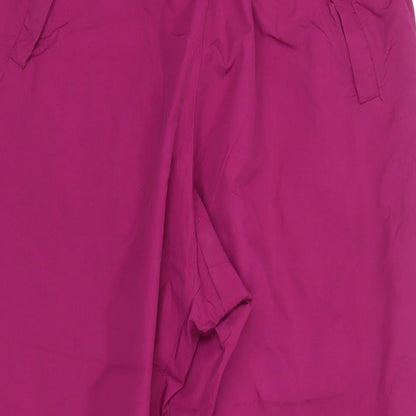 Ballinger Womens Pink  Polyester Trousers  Size 10 L27 in Regular