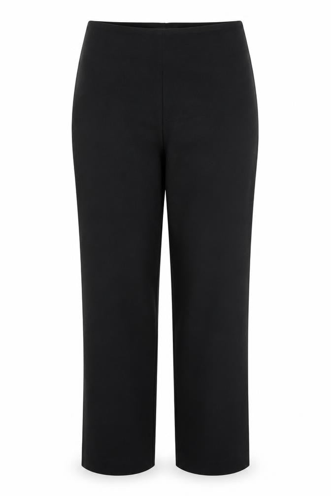 Debenhams Womens Black  Polyester Trousers  Size 12 L29 in Regular