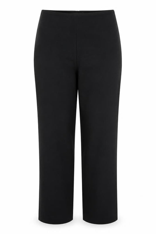 Debenhams Womens Black  Polyester Trousers  Size 12 L29 in Regular