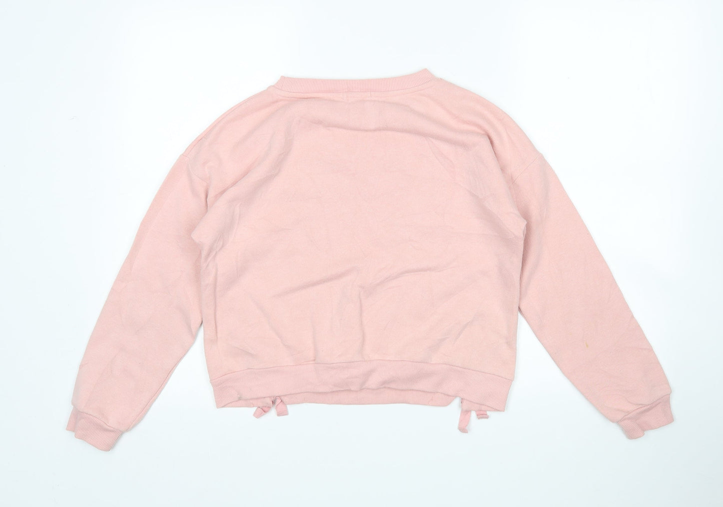 Primark Girls Pink  Polyester Pullover Sweatshirt Size 11-12 Years