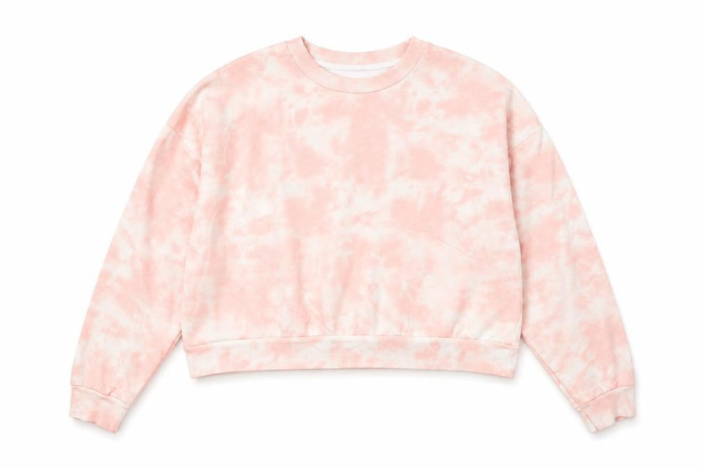 Primark Womens Pink  Cotton Pullover Sweatshirt Size L