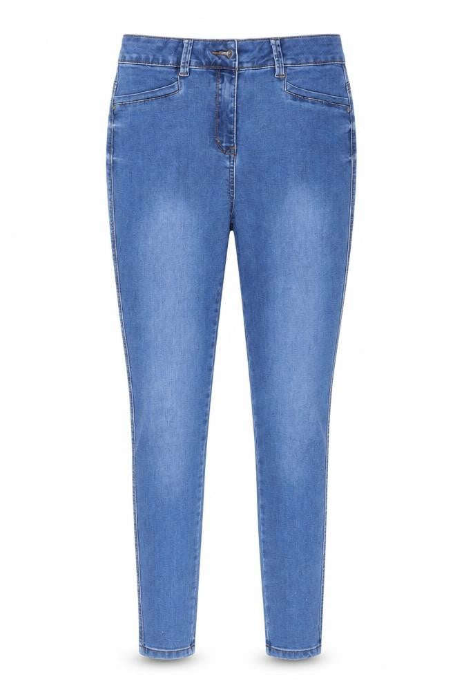 Very Womens Blue  Cotton Skinny Jeans Size 10 L28 in Regular