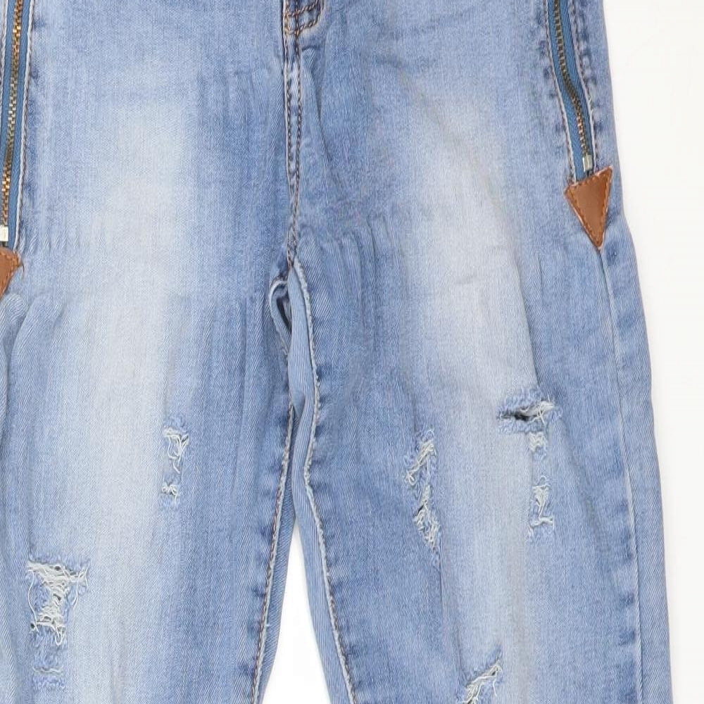 MISS RJ Womens Blue  Cotton Skinny Jeans Size 10 L28 in Regular