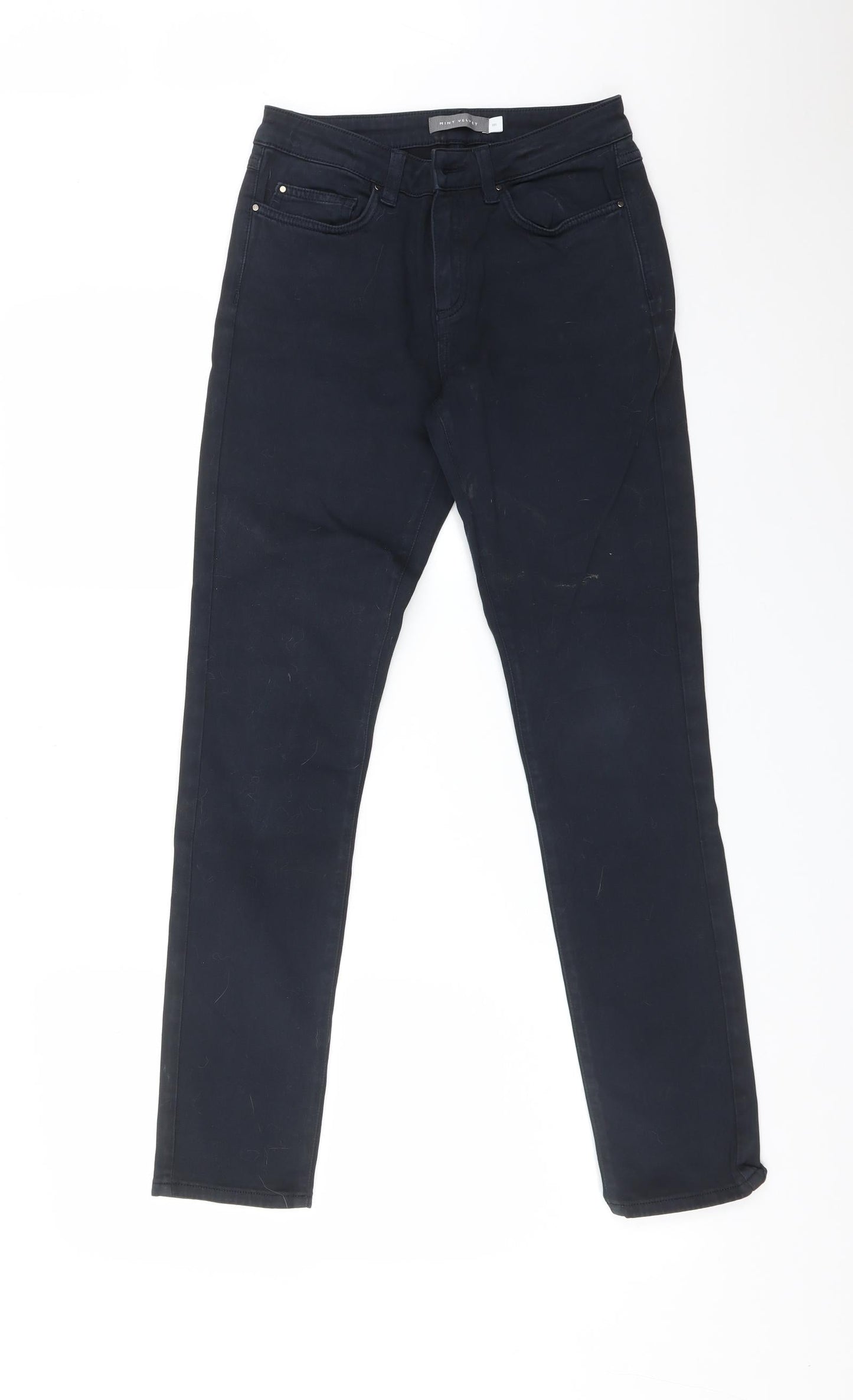 MINT VELEVT Womens Blue  Cotton Straight Jeans Size 8 L29 in Regular