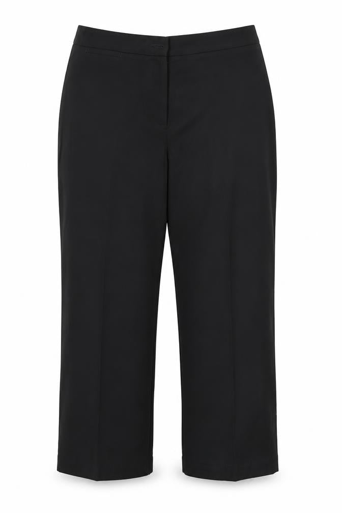 Marks & Spencer Womens Black  Polyester Dress Pants Trousers Size 14 L26 in Regular