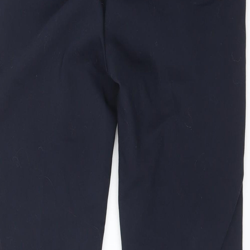 Zara Womens Blue  Cotton Dress Pants Trousers Size M L26 in Regular