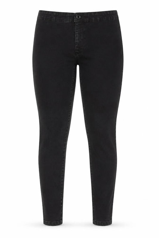 DENIM CO Womens Black  Cotton Skinny Jeans Size 14 L27 in Regular