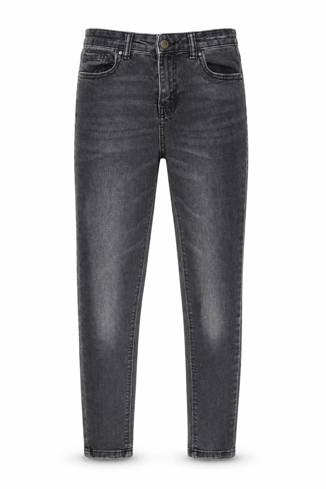 DENIM CO Womens Black  Cotton Skinny Jeans Size 8 L25 in Regular