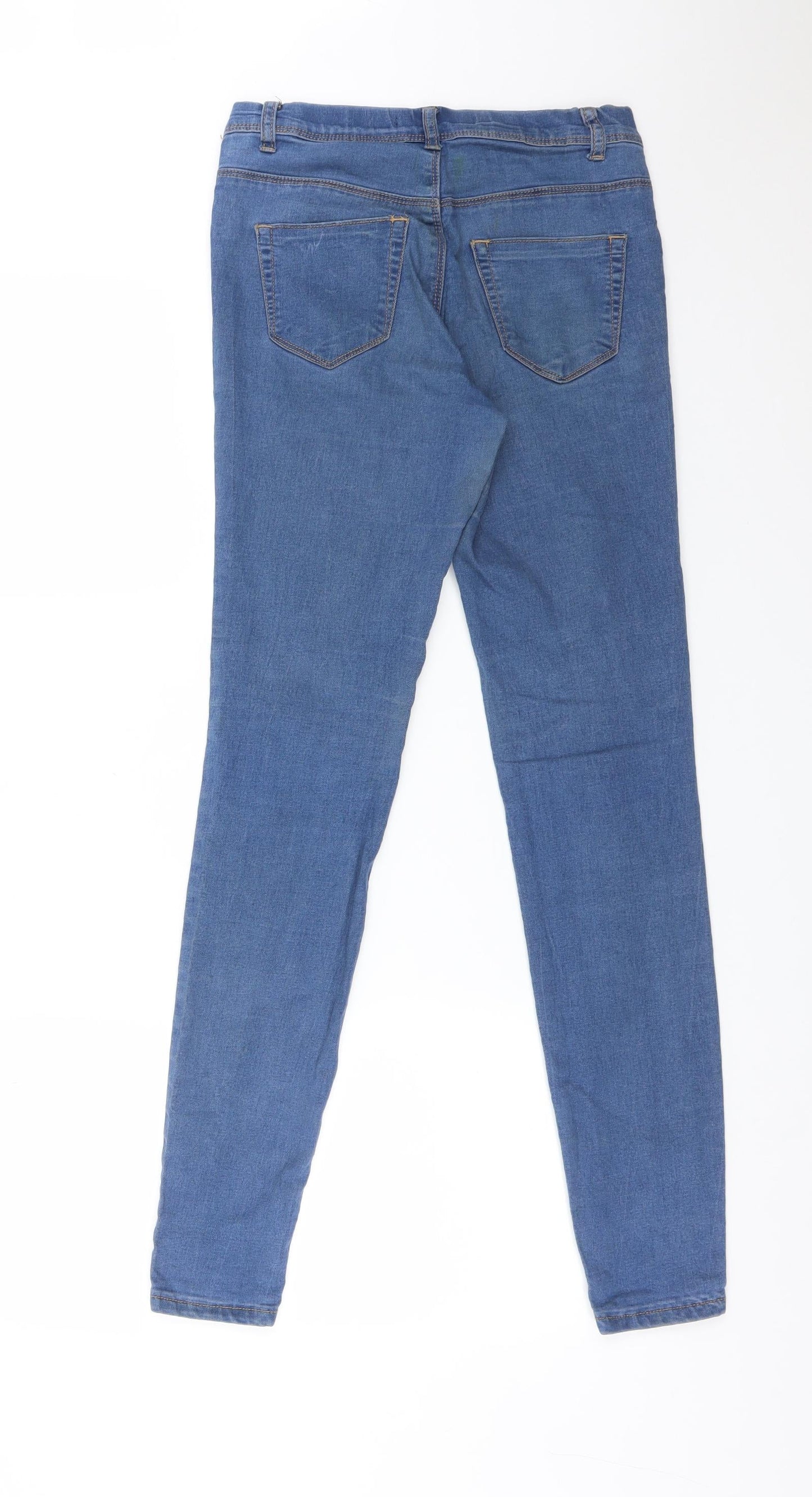 Fashion Union Womens Blue  Cotton Jegging Jeans Size 6 L30 in Regular