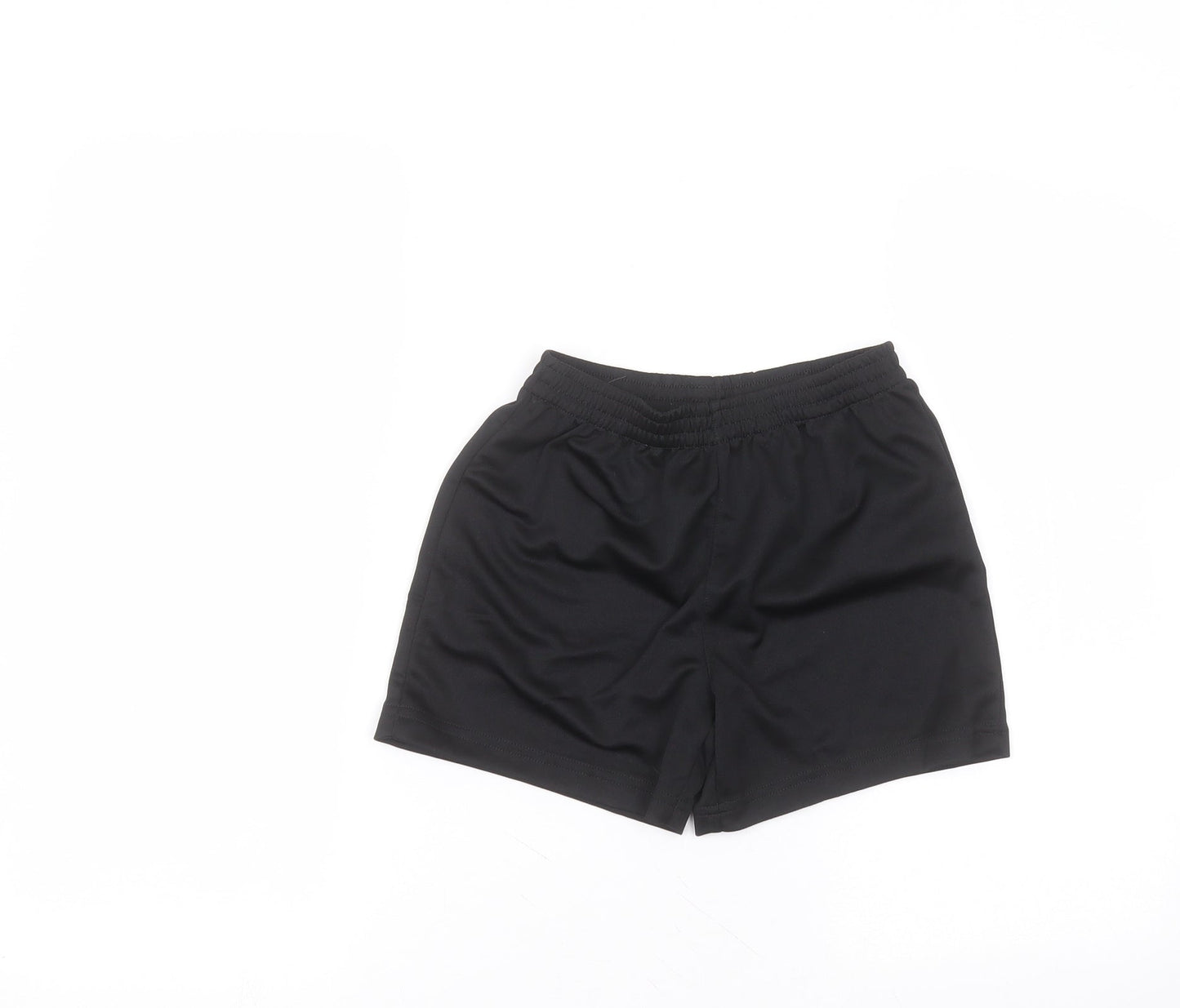 George Boys Black  Polyester Sweat Shorts Size 6-7 Years  Regular