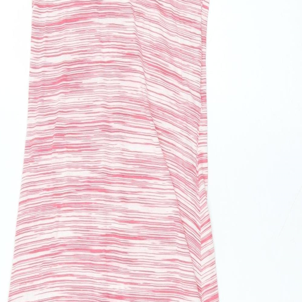 NEXT Womens Pink  Viscose A-Line  Size 8  Round Neck