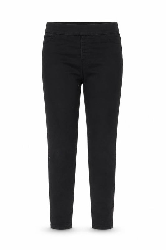 Denim & Co. Womens Black  Cotton Skinny Jeans Size 14 L27 in Regular