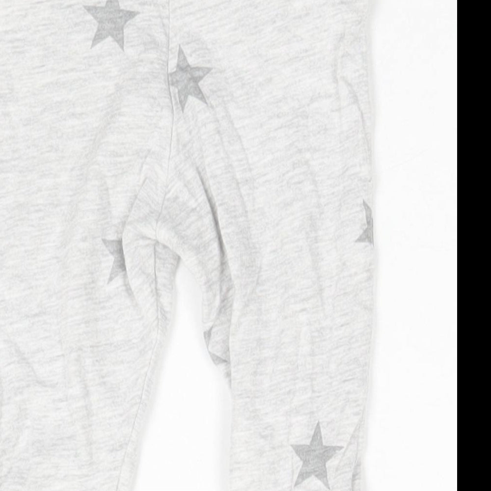 F&F Baby Grey Geometric Cotton  Pyjama Pants Size 3-6 Months