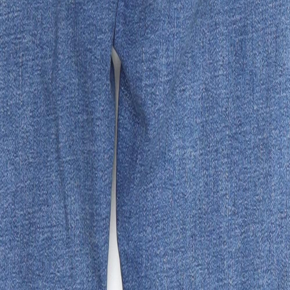 Denim & Co. Womens Beige  Cotton Skinny Jeans Size 8 L25 in Regular