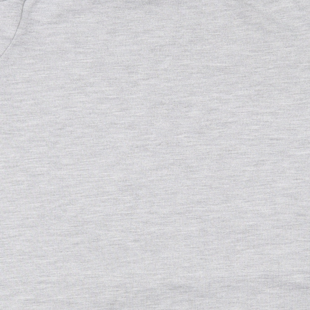 F&F Womens Grey Round Neck  Polyester Pullover Jumper Size 8