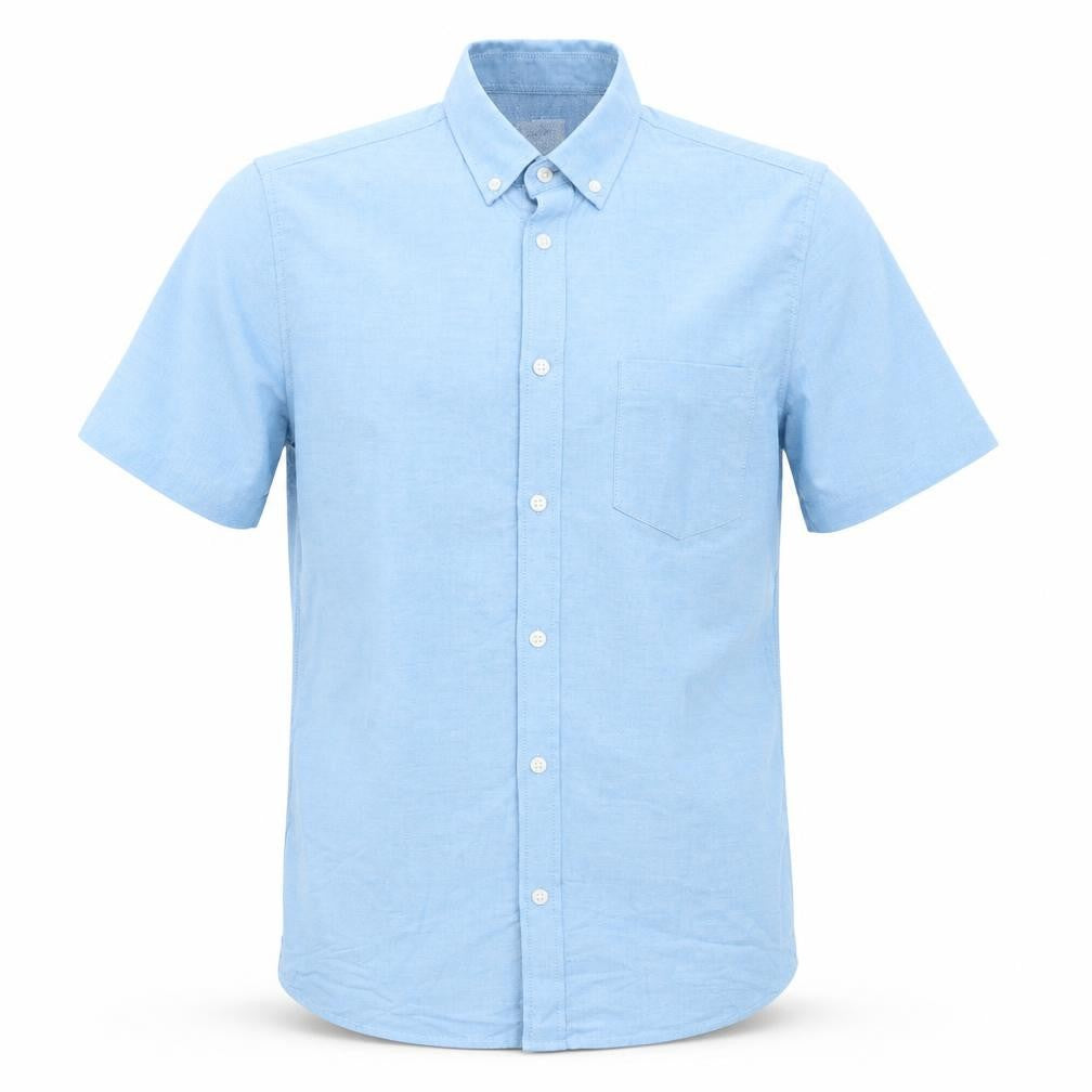 Burton Mens Blue  Cotton  Button-Up Size S Collared