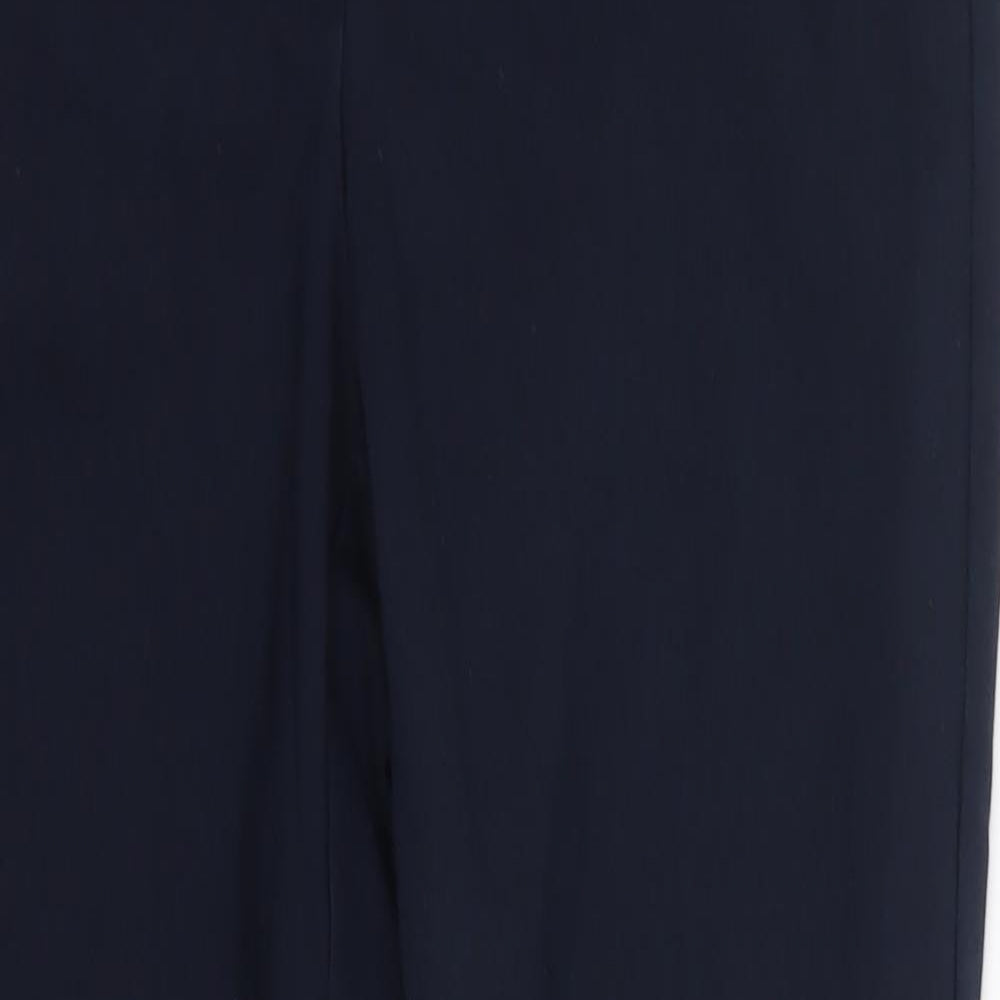Zara Womens Blue  Cotton Dress Pants Trousers Size S L25 in Regular