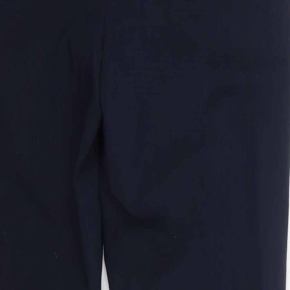 Zara Womens Blue  Cotton Dress Pants Trousers Size S L25 in Regular