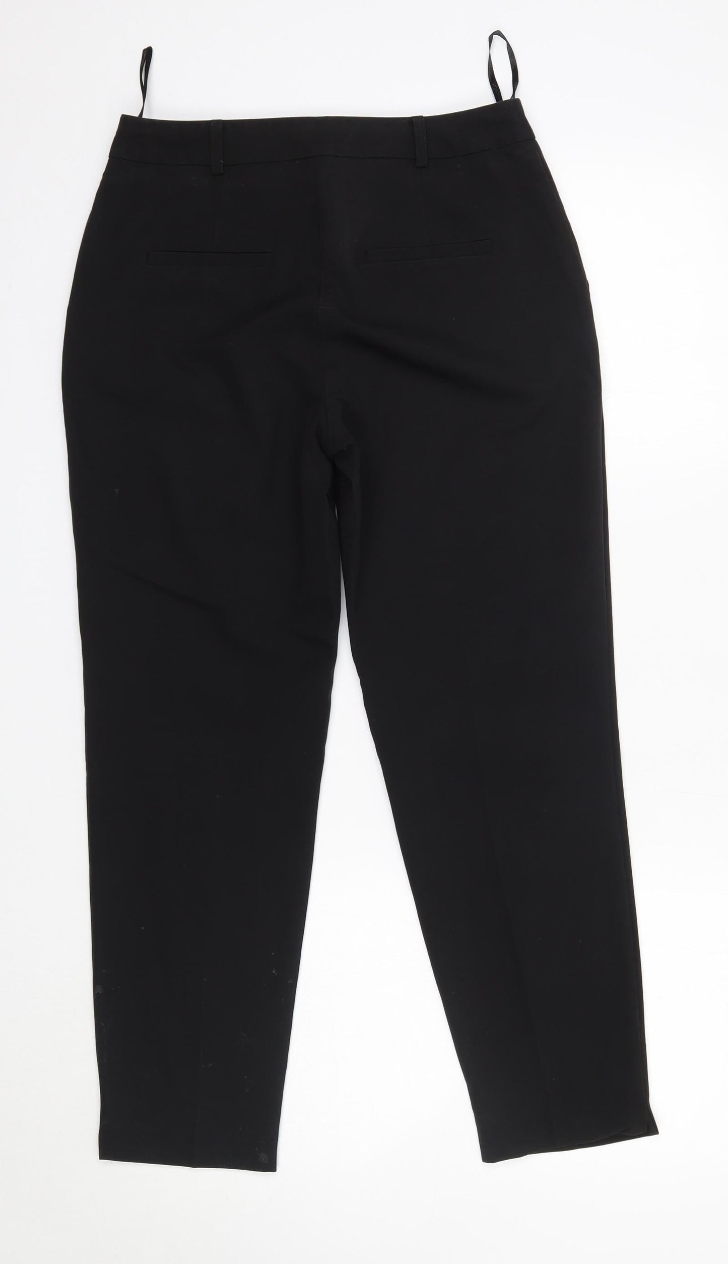 Dorothy Perkins Womens Black  Polyester Dress Pants Trousers Size 6 L26 in Regular