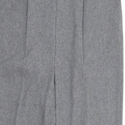 Preloved Bonmarché Womens Grey  Polyester Trousers  Size 20 L29 in Regular - Detail