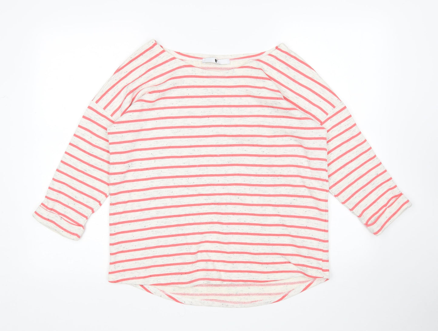 Very Womens Multicoloured Round Neck Striped Polyester Pullover Jumper Size 12