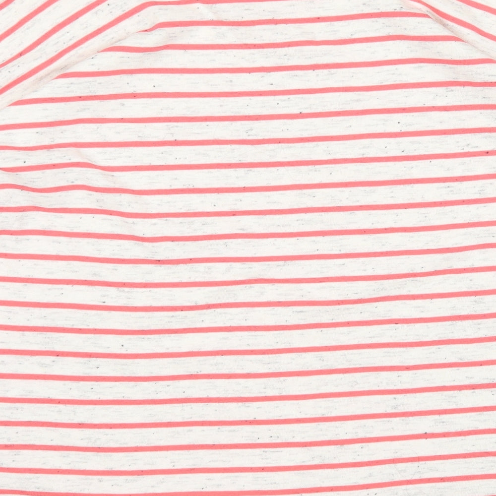 Very Womens Multicoloured Round Neck Striped Polyester Pullover Jumper Size 12