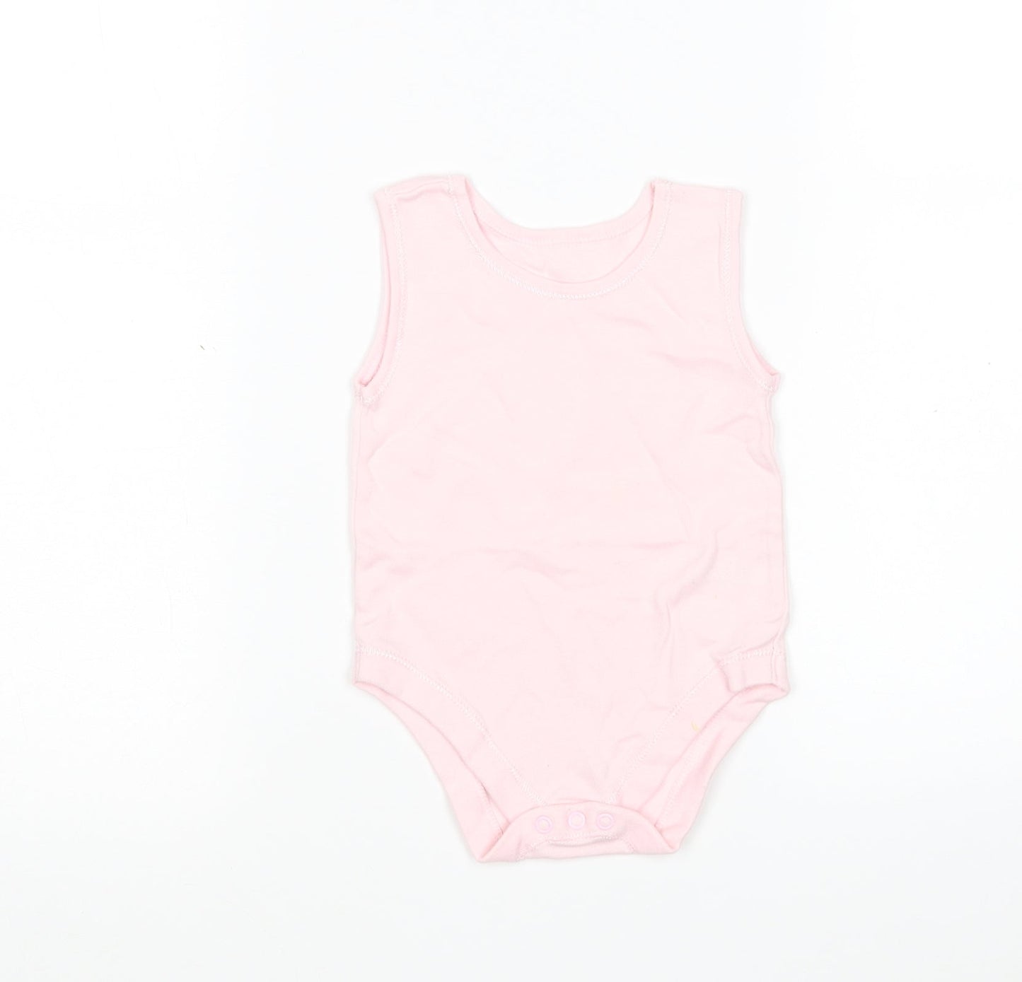 George Girls Pink  Cotton Leotard One-Piece Size 6-9 Months