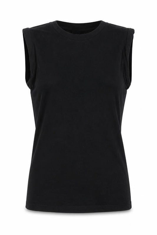 ASOS Womens Black  Modal Basic Tank Size 8 Round Neck