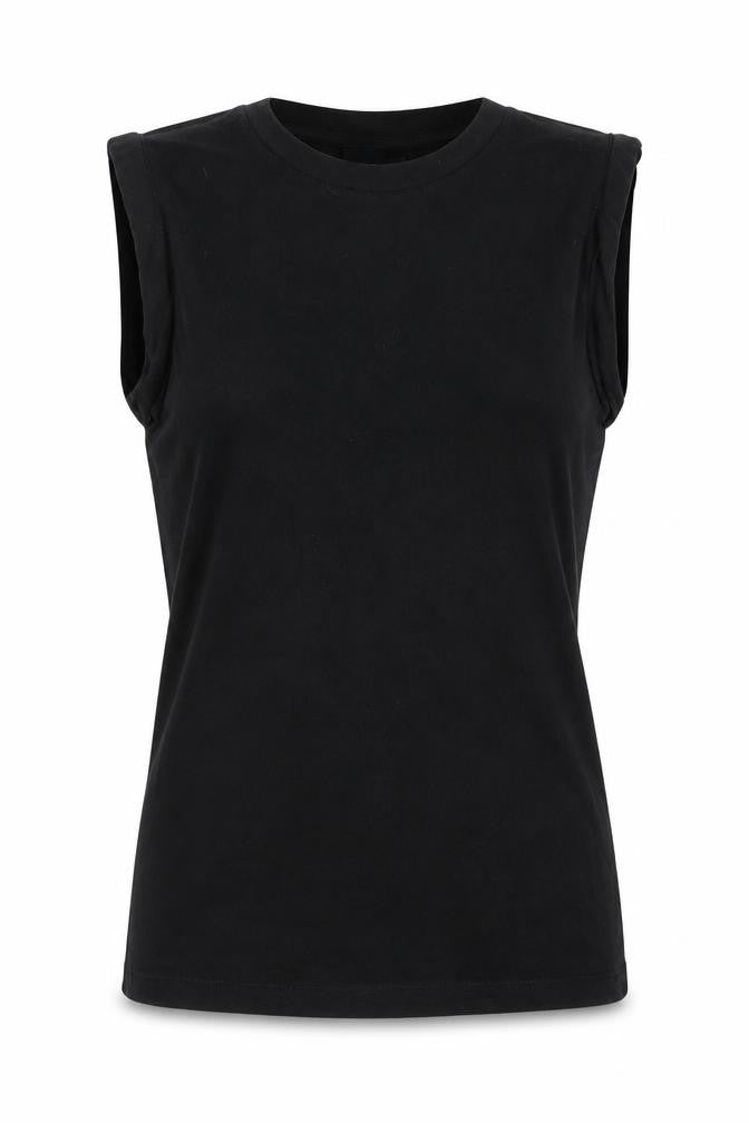 ASOS Womens Black  Modal Basic Tank Size 8 Round Neck