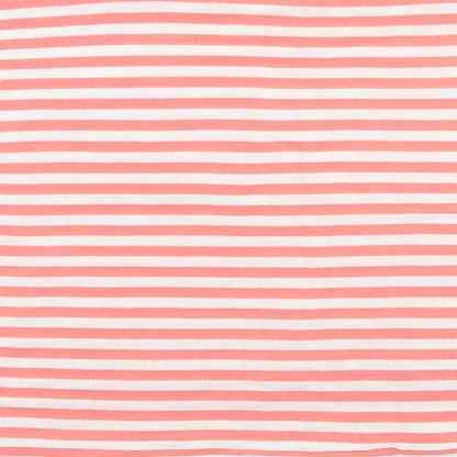 Atmosphere Womens Red Striped Polyester Basic T-Shirt Size 8 Round Neck
