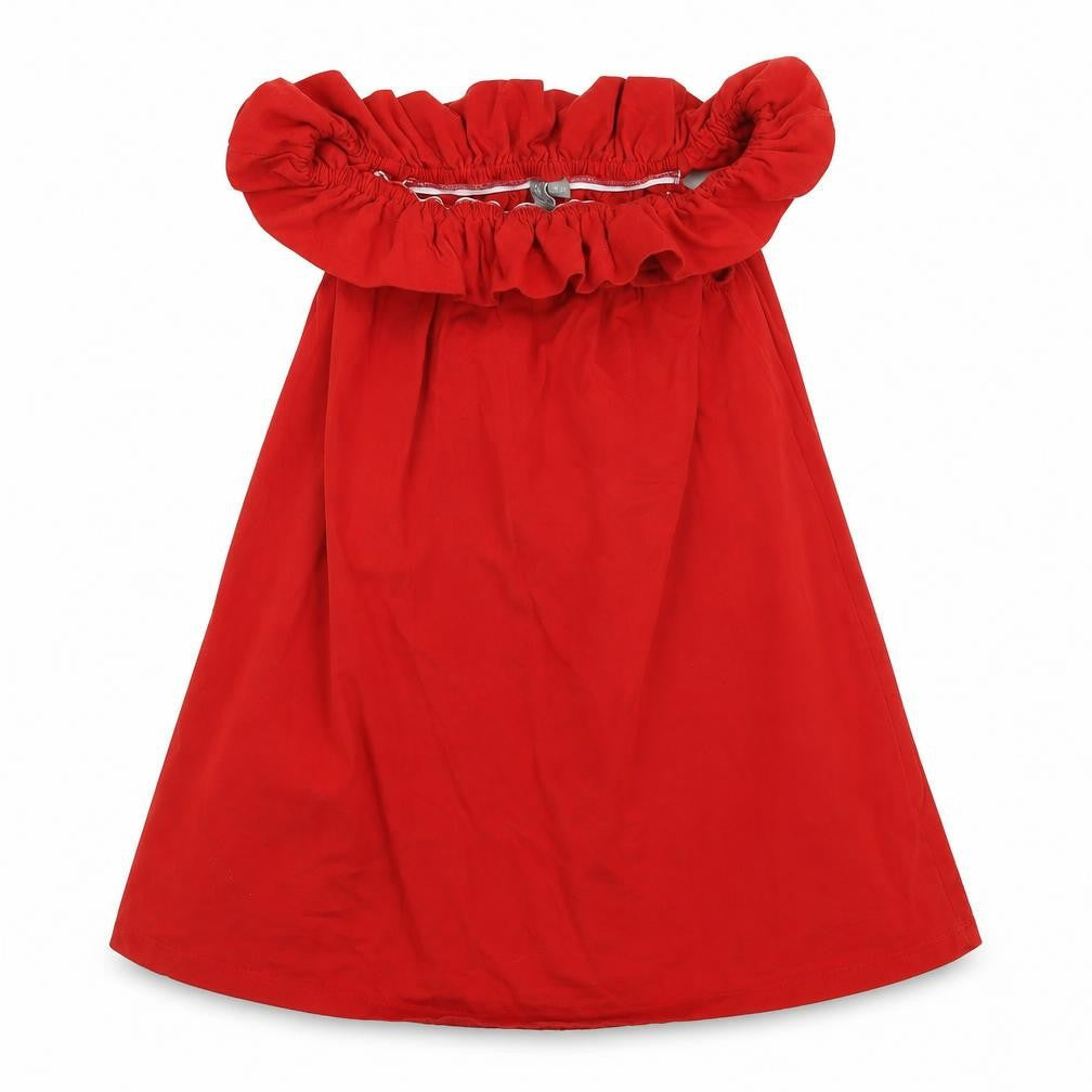 ASOS Womens Red  Cotton A-Line  Size 8  Round Neck