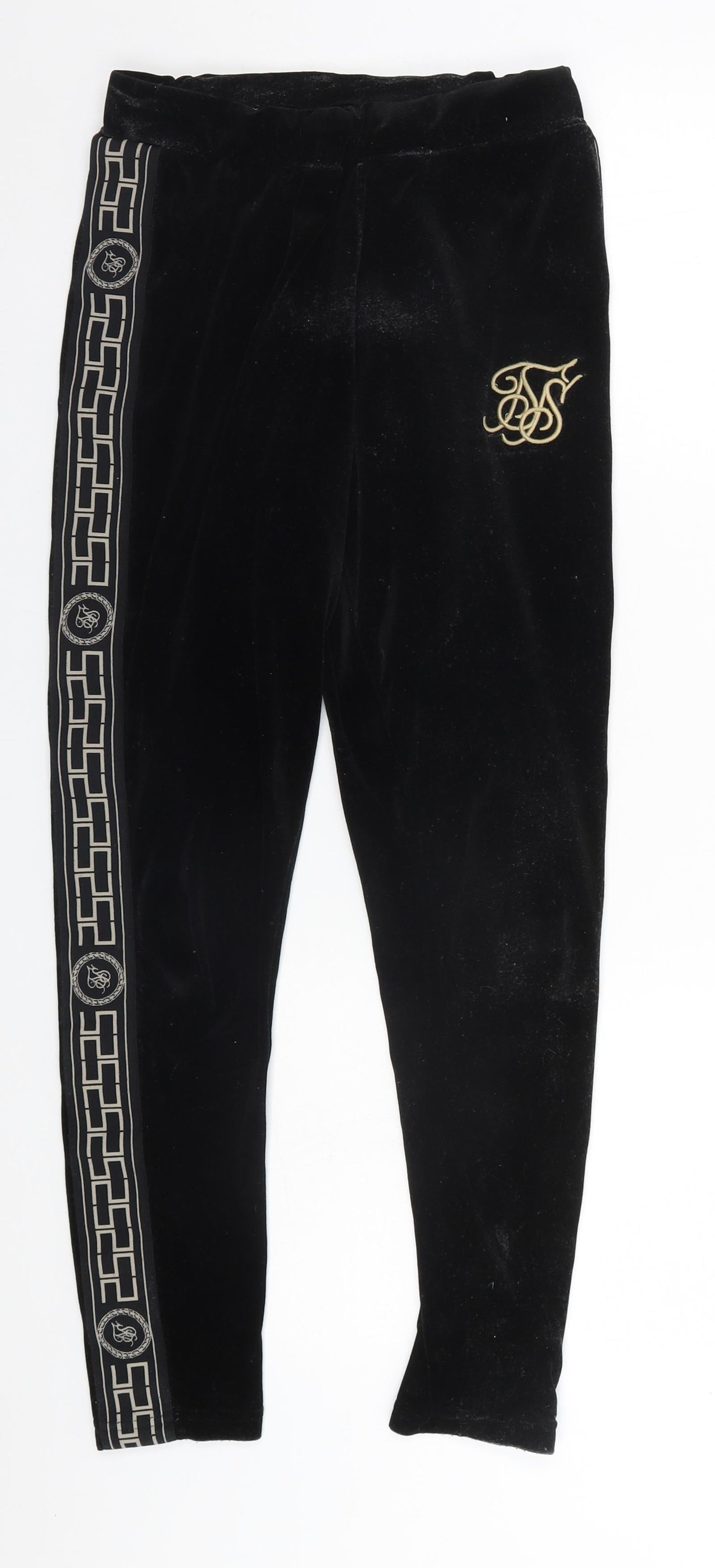 Preworn Womens Black Solid   Lounge Pants Size 10