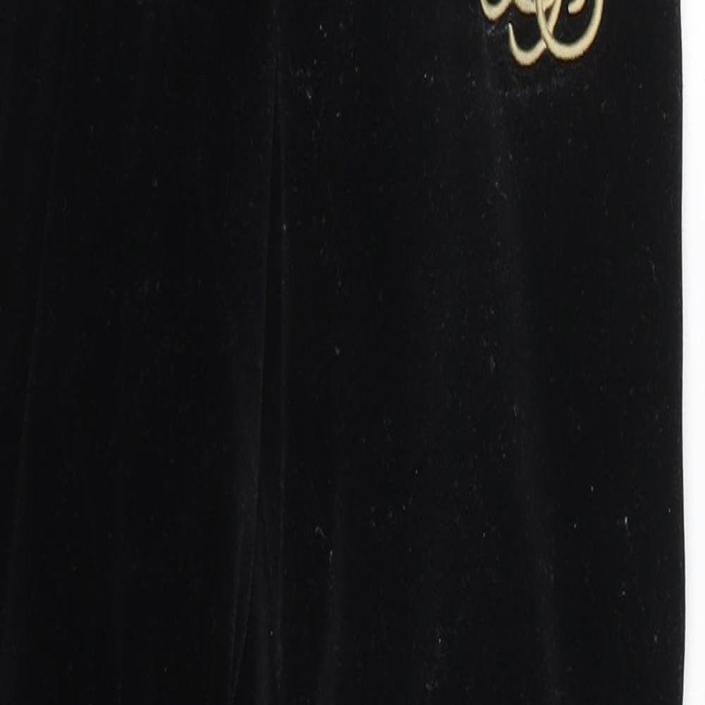 Preworn Womens Black Solid   Lounge Pants Size 10