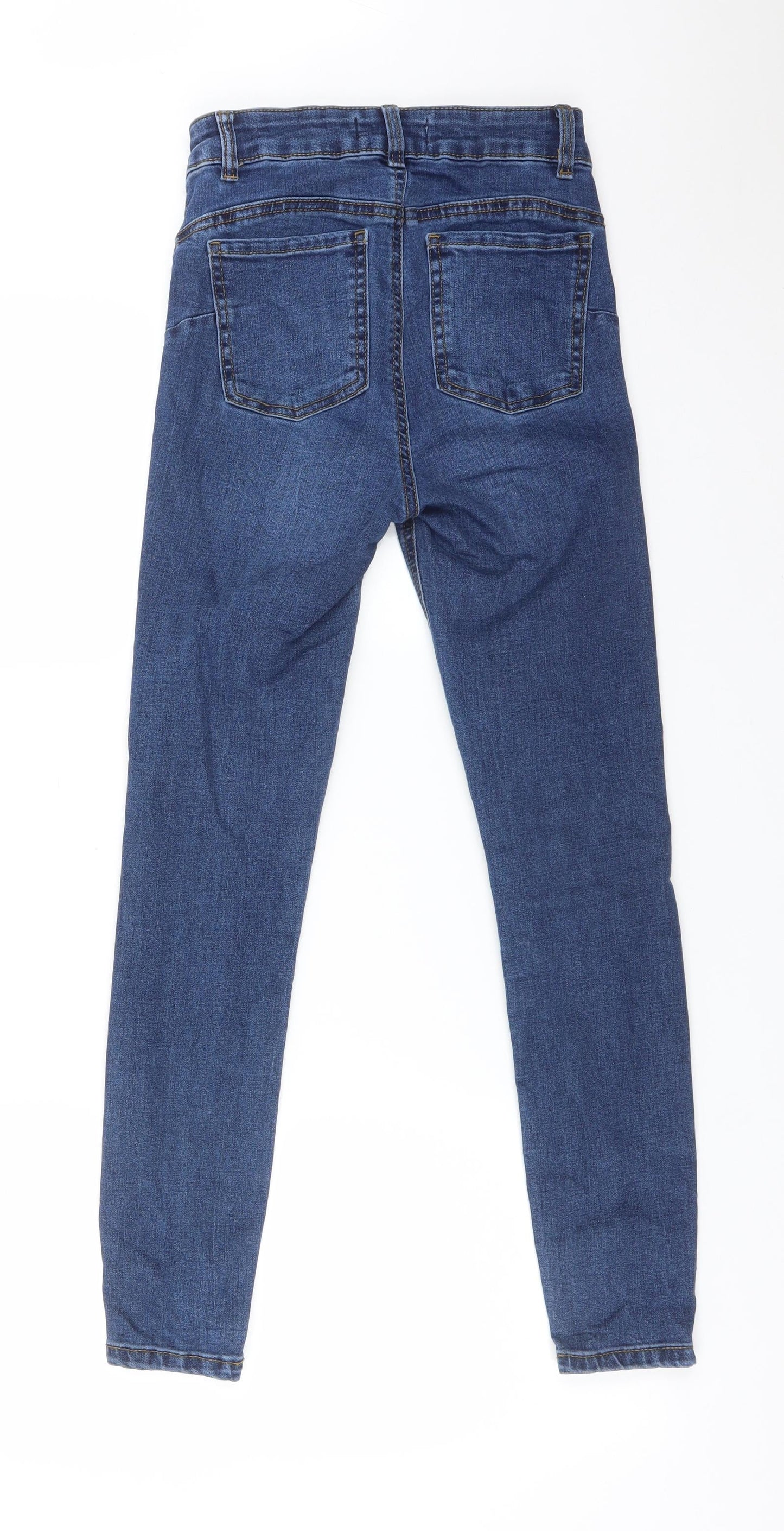 DENIM CO Womens Blue  Cotton Skinny Jeans Size 6 L27 in Regular