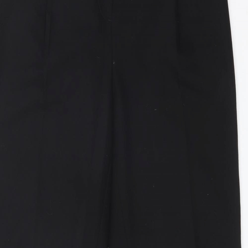 NEXT Womens Black  Polyester Trousers  Size 8 L29 in Regular